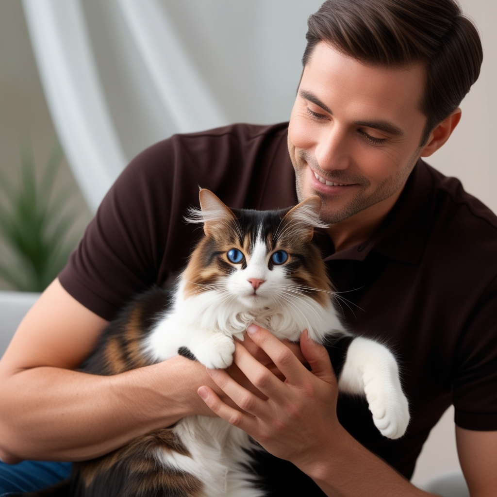 Petting A Cat