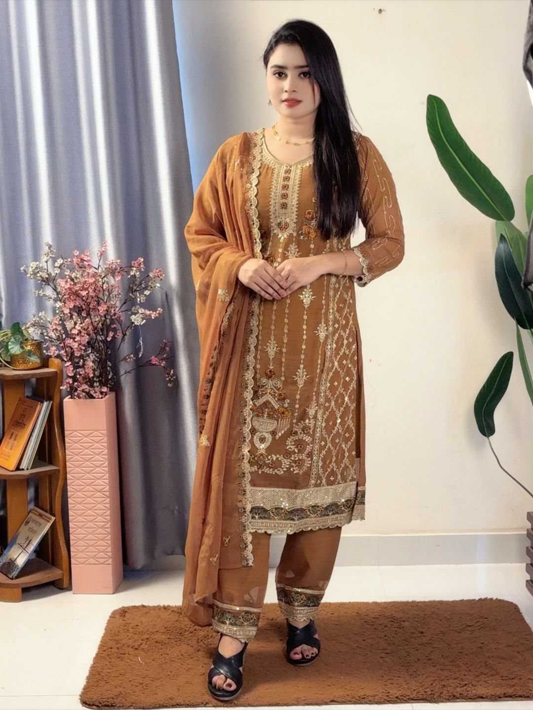 Chiffon Jorjet (Pakistani inspred)