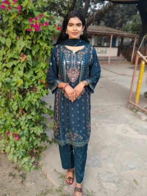 Bin Shakeel Pakistani Chiffon (3-Piece)