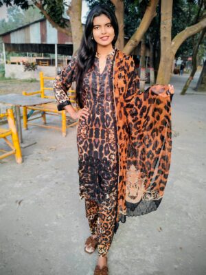 Cotton Tiger Print (3-Piece)